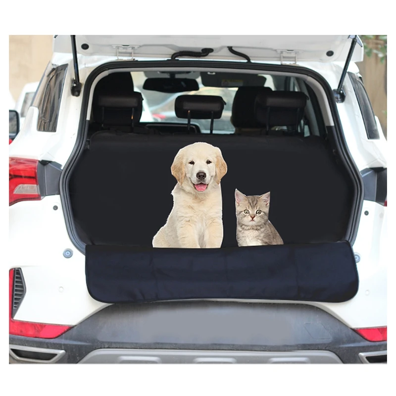 

Car Pet Trunk Mat Tarpaulin Waterproof Oxford Cloth Dog Cat Back Seat Covers Rear Auto Pad Car Protection Blanket