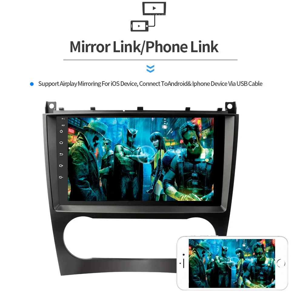 Kappud 9 ''DSP автомобильный Радио Мультимедиа Навигация DVD gps плеер Авто Стерео для Benz W203 W209 C180 C200 C220 C230 с радио Wifi