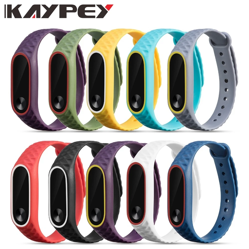 

Soft silicone Strap For Xiaomi Mi Band 2 Replacement For Xiaomi Mi Band 2 Strap Waterproof Bracelet For Mi Band 2
