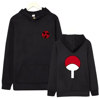 

autumn 2019 New Arrival Harajuku Anime Hoodies Naruto Uchiha Uzumaki Hatake Eyes Printing Pullover Sweatshirt Hip Hop Streetwear