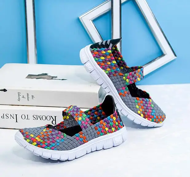 599gray Г.; nuevas zapatillas de deporte de moda para mujer; zapatos casuales; zapatos de verano de malla para mujer; zapatillas transp - Цвет: 599gray