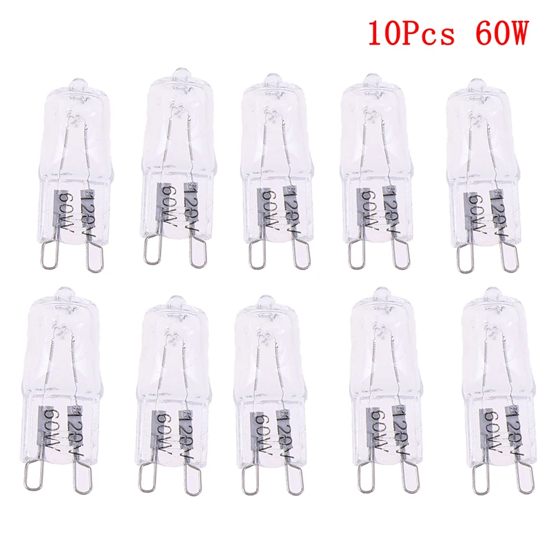 10PCS Hot Sale 120V 25W 40W 60W Oven Light Bulb G9 High Temperature Bulb Steamer Light G9 Oven Lighting Bulb