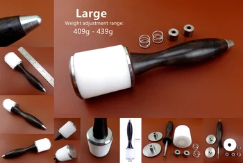 

1pc Leather Craft Sewing Carving Stamping Weight Adjustable Nylon Hammer Mallet Tool - Knife Cutter Punch Chisel Pricking Iron