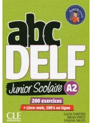 ABC DELF JUNIOR skolaire NIVEAU A2 + DVD LIVRE-WEB |