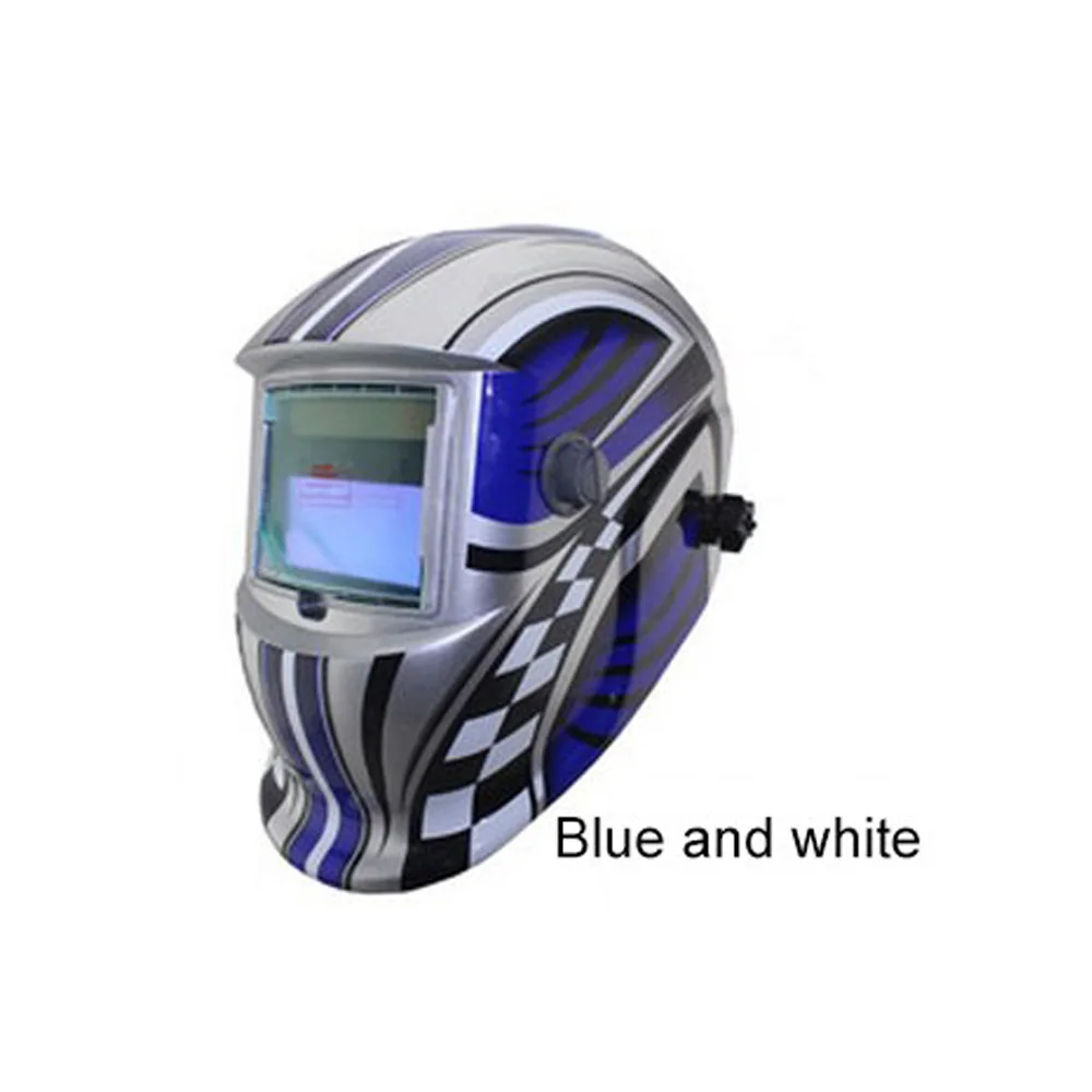 Новая Сварочная маска большой солнечный автоматический вид затемнение Регулируемый MIG MMA Электрический сварочный шлем сварочные линзы для сварочного аппарата - Цвет: 09