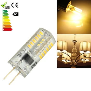 

G4 3W Non-Dimmable LED Bulb Lamp Light Warm White AC 110V 220-250LM Silicone Case Light Bulb for Home Kitchen Lighting
