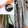 5-20 Pcs Flower Pattern Adjustable Gold Metal Hair Tube Beads Rings Cuffs Hair Accessories Dreadlocks Cuff Clip Hair Jewelry ► Photo 1/6