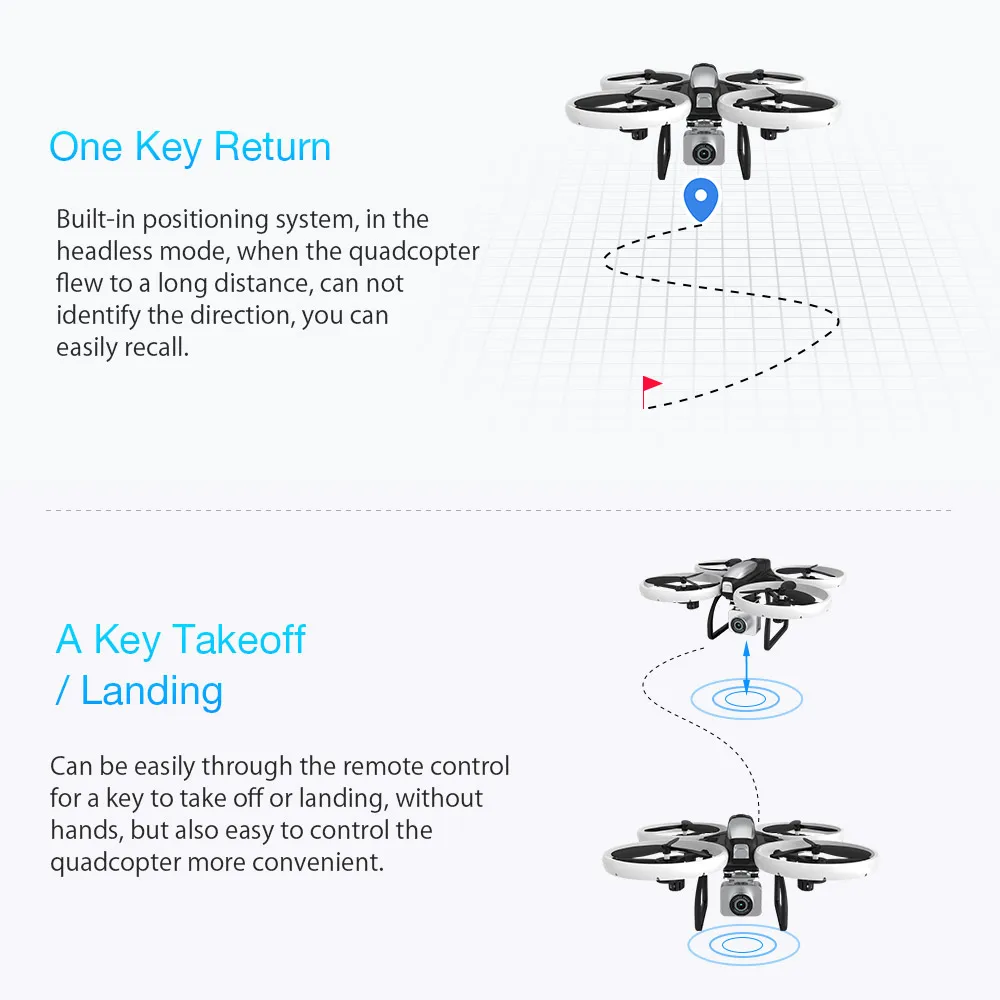 Eachine E020 светодиодный wifi FPV с 4 K/1080 P HD широкоугольная камера режим удержания высоты Радиоуправляемый Дрон Квадрокоптер RTF время полета до 13 минут