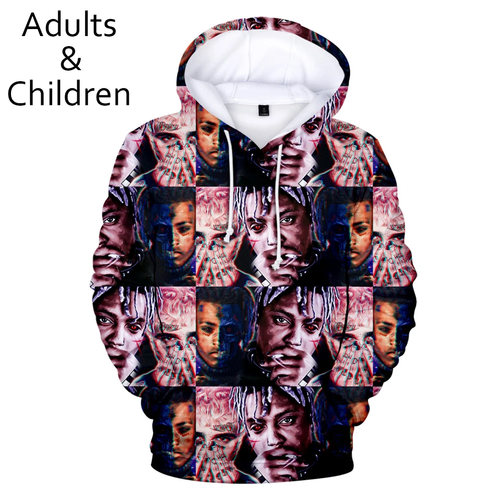 

3D Juice WRLD Hoodies Men Women Sweatshirts New Harajuku Kids pullovers Autumn casual 3D Hoodie Hot Boys Girls Hip Hop Hooded