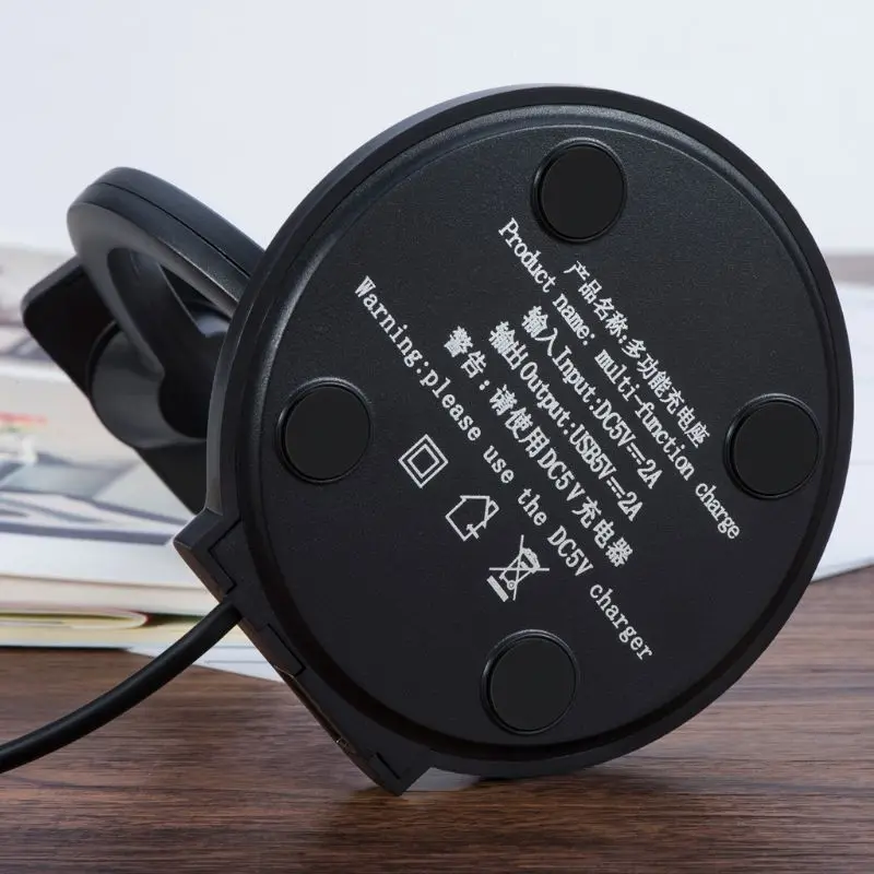 2в1 usb-стойка зарядная док-станция Держатель для Desk Зарядка 2 настольная зарядная станция крепление для мобильных телефонов