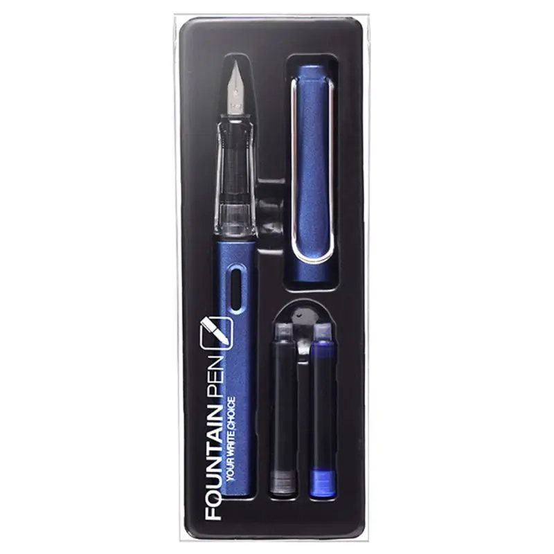 0.38mm 만년필 학생 사무실 문구 용품 잉크 펜 쓰기 1XCE