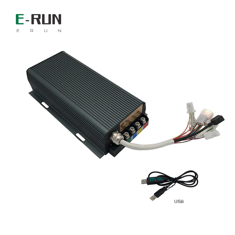 US $369.80 Sabvoton SVMC72200 200A 48V72V Rated 5000W Programmable Three Phase 120 Degree BLDC Motor Controller With Hall Speed Display