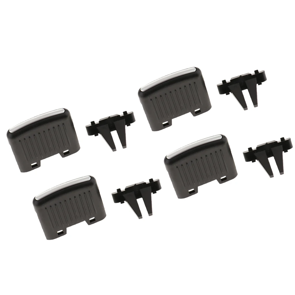 Pack of 4 Front Row Fresh Air Grille Clips Air Conditioning Vent Outlet Tab Clip for VW Sagitar