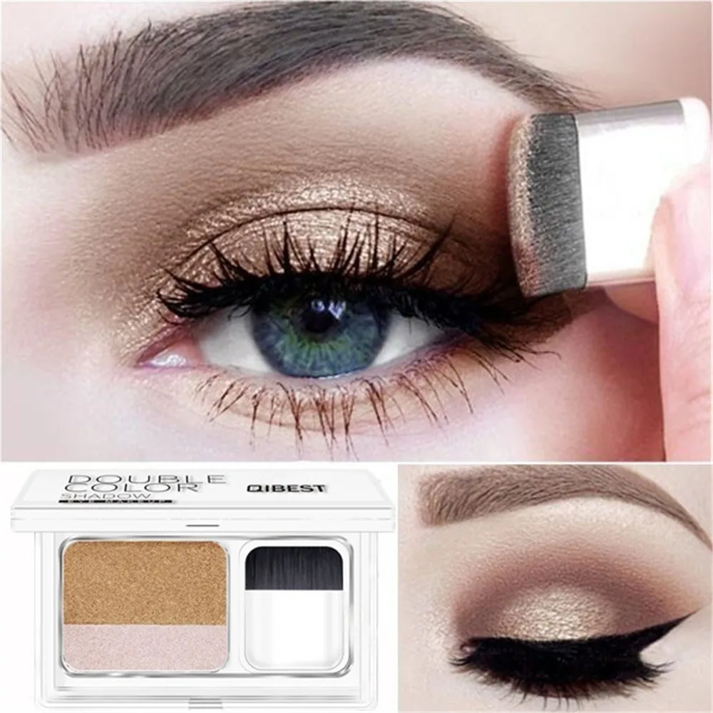 

Double Color Lazy Eye Shadow Makeup Palette Glitter Palette Eyeshadow Pallete Waterproof Glitter Eyeshadow Shimmer Cosmetics