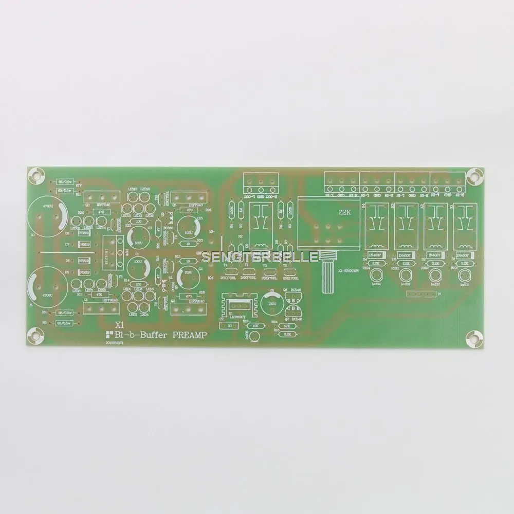 

1PC B1-X1 Buffer Preamp Bare PCB Base On Pass B1 Preamplifier Circuit