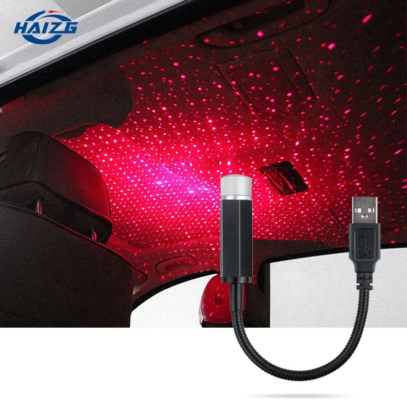 Автомобильный USB светодиодный проектор звездного неба лампа аксессуары интерьер