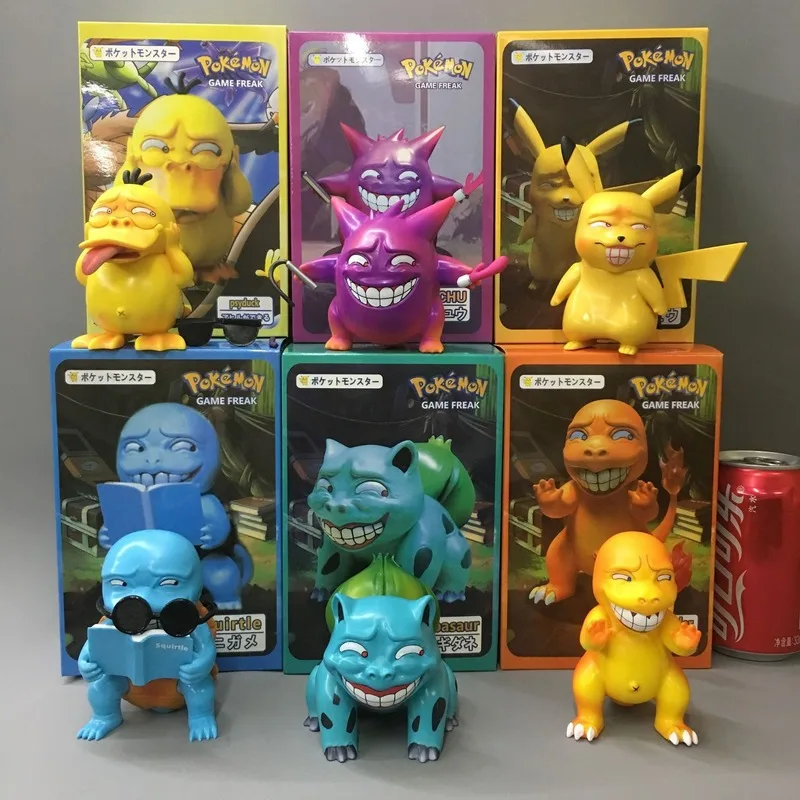 Кукла Покемон GK Пикачу Gengar Psyduck Сквиртл Бульбазавр карманная экшн-фигурка