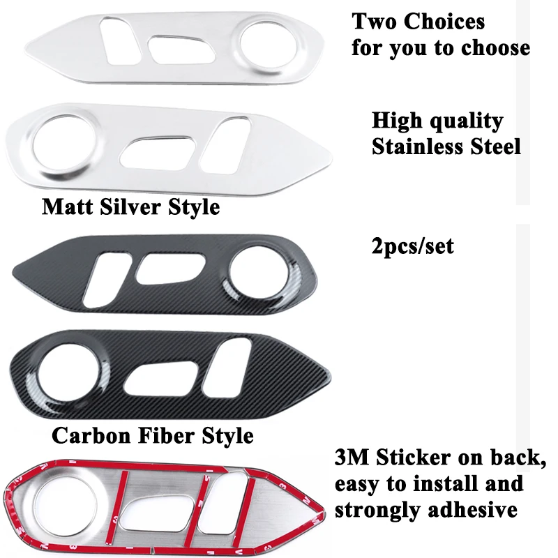2 шт./компл. SEEYULE автокресло регулирующий переключатель Панель крышка украшения отделкой пайетками Стикеры аксессуары для Volkswagen VW Touareg