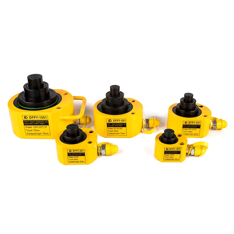 Hydraulic Cylinder DFPY Hydraulic Lifting Jack Work Travel of 24 Output 10Tons 3