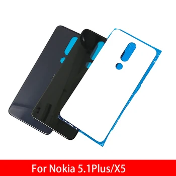 

Back Glass Panel Battery Cover Rear Door Housing Replacement For Nokia 5.1 Plus / X5