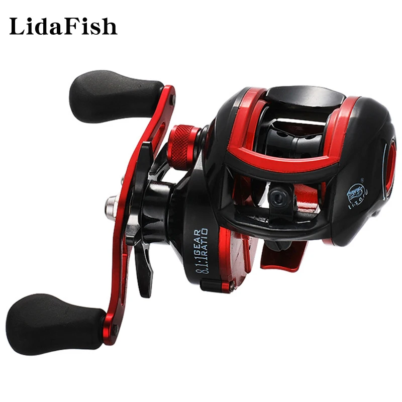 

2023 Newest Super Smooth Aluminum Alloy Reel Fishing Wheel 8.1:1 High Speed 18+1BB Baitcasting Fishing Reel Tools