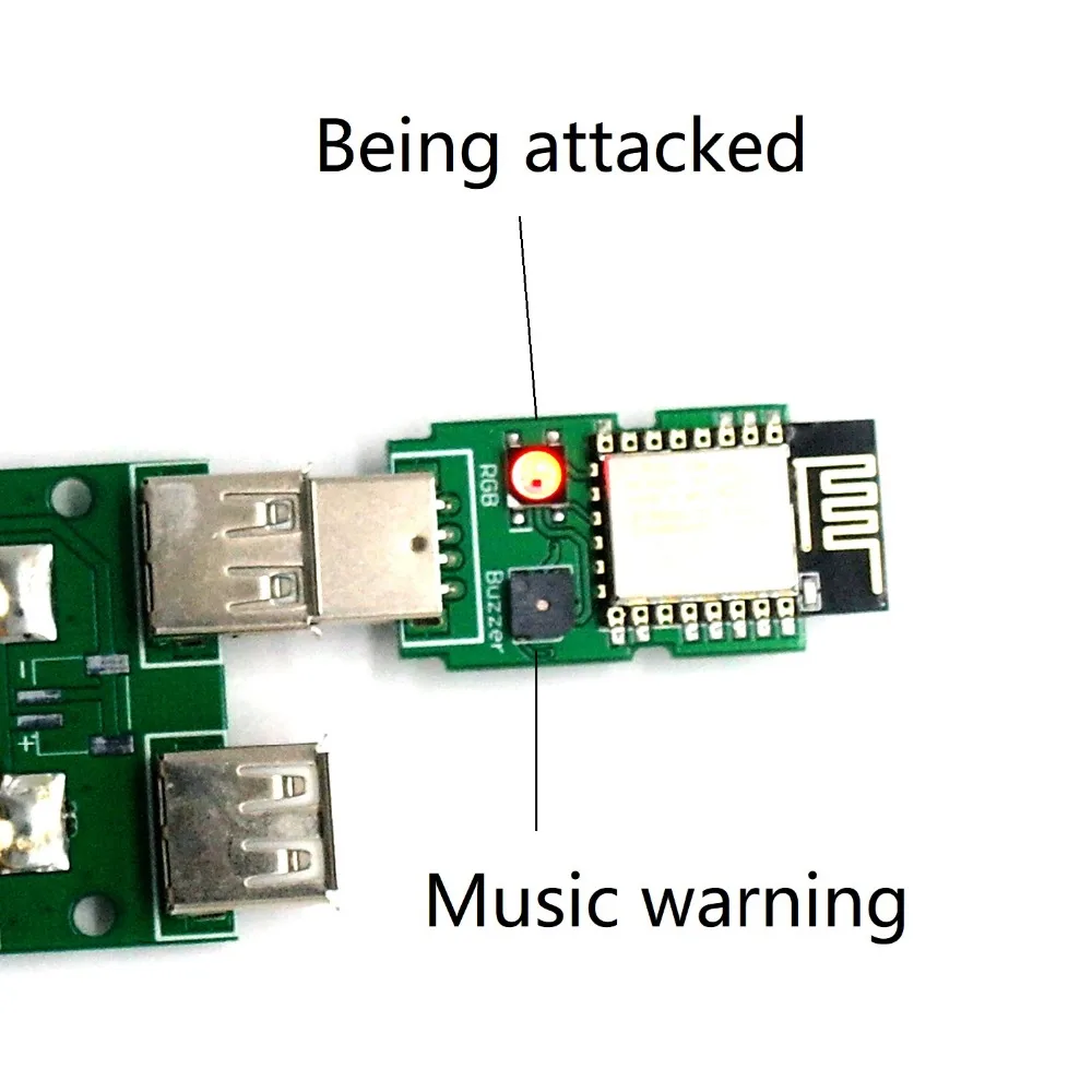 DSTIKE WiFi Deauth детектор V3 предварительно мигает D4-010