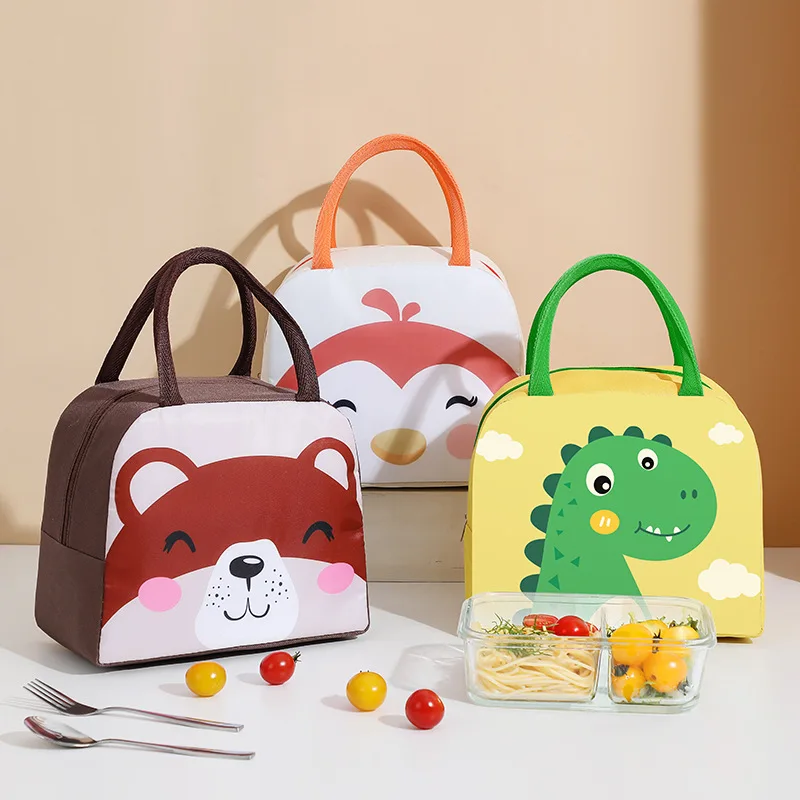 

Baby Milk Bottle Insulation Bags Portable Cartoon Dinosaur Kids Food Thermal Bag Waterproof Children Adult Lunch Bags Lunchbox