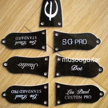 Черная ферменная крышка стержня для гитары 3 гитара отверстия Запчасти Аксессуары