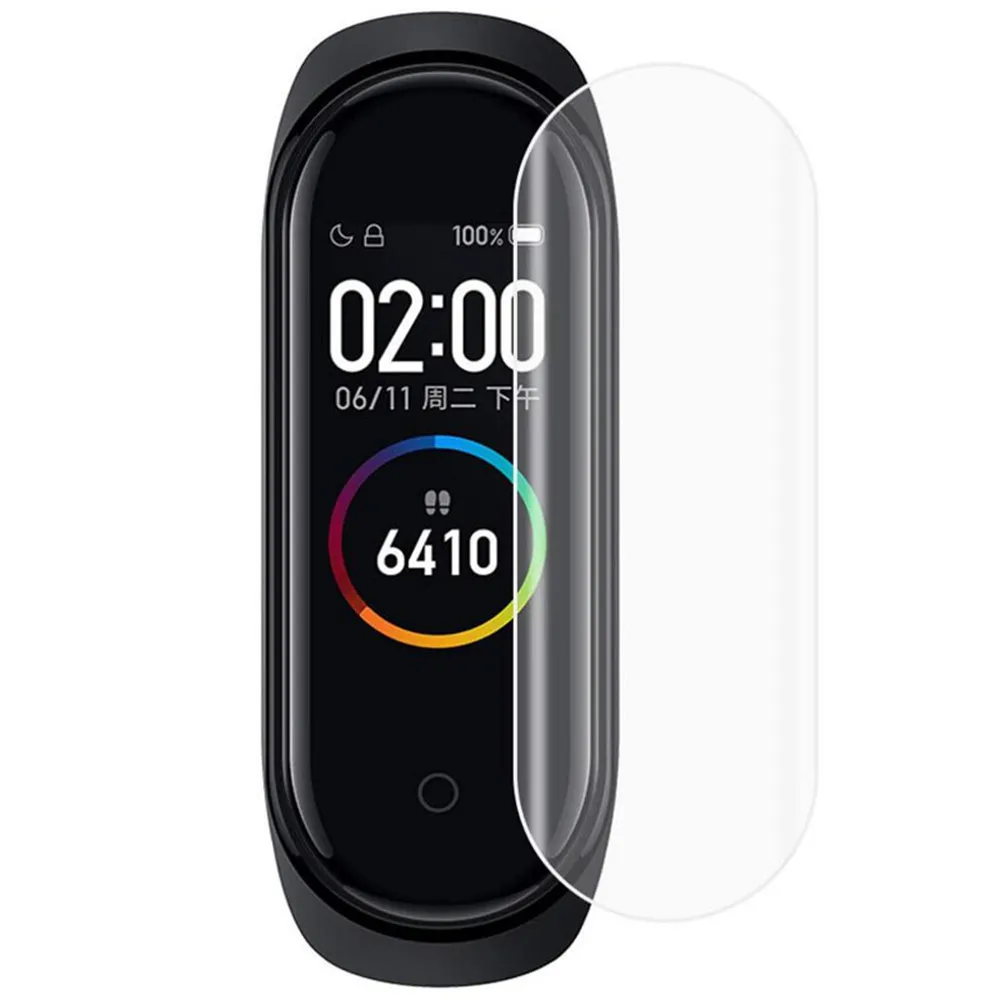 50-100 шт. Лидер продаж Mi Band 4 для Xiaomi защита экрана Miband4 HD ультратонкая пленка против