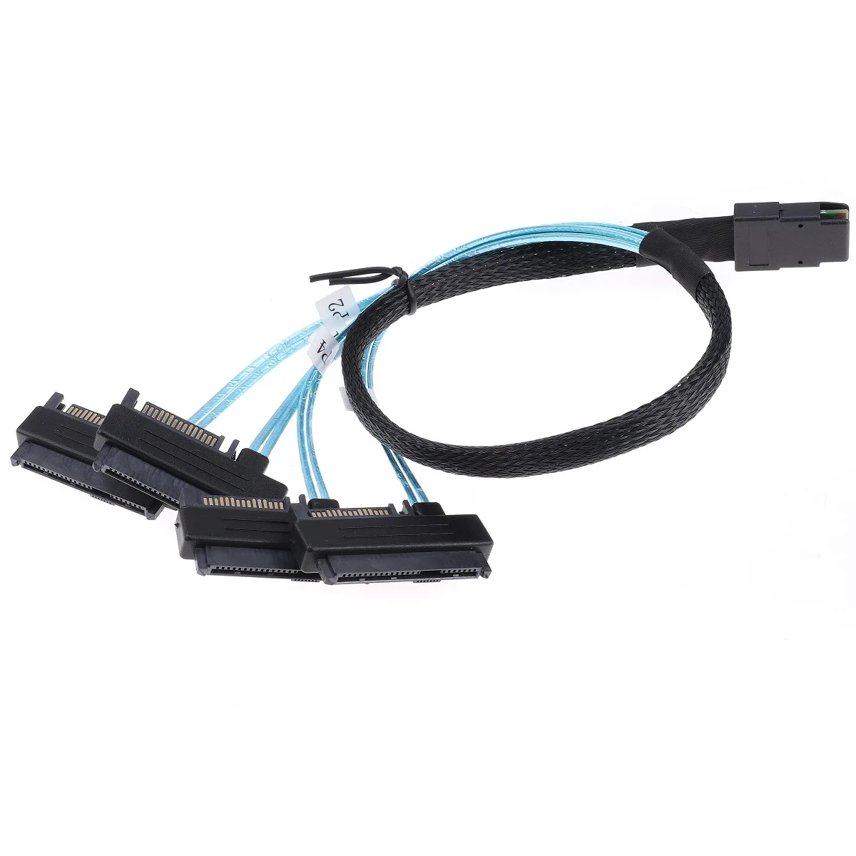 Sas Connector Mini-SAS To SAS Cable - SFF8087 To 4x SFF8482 With Power ( 3.3ft/1m) Usb To Sata