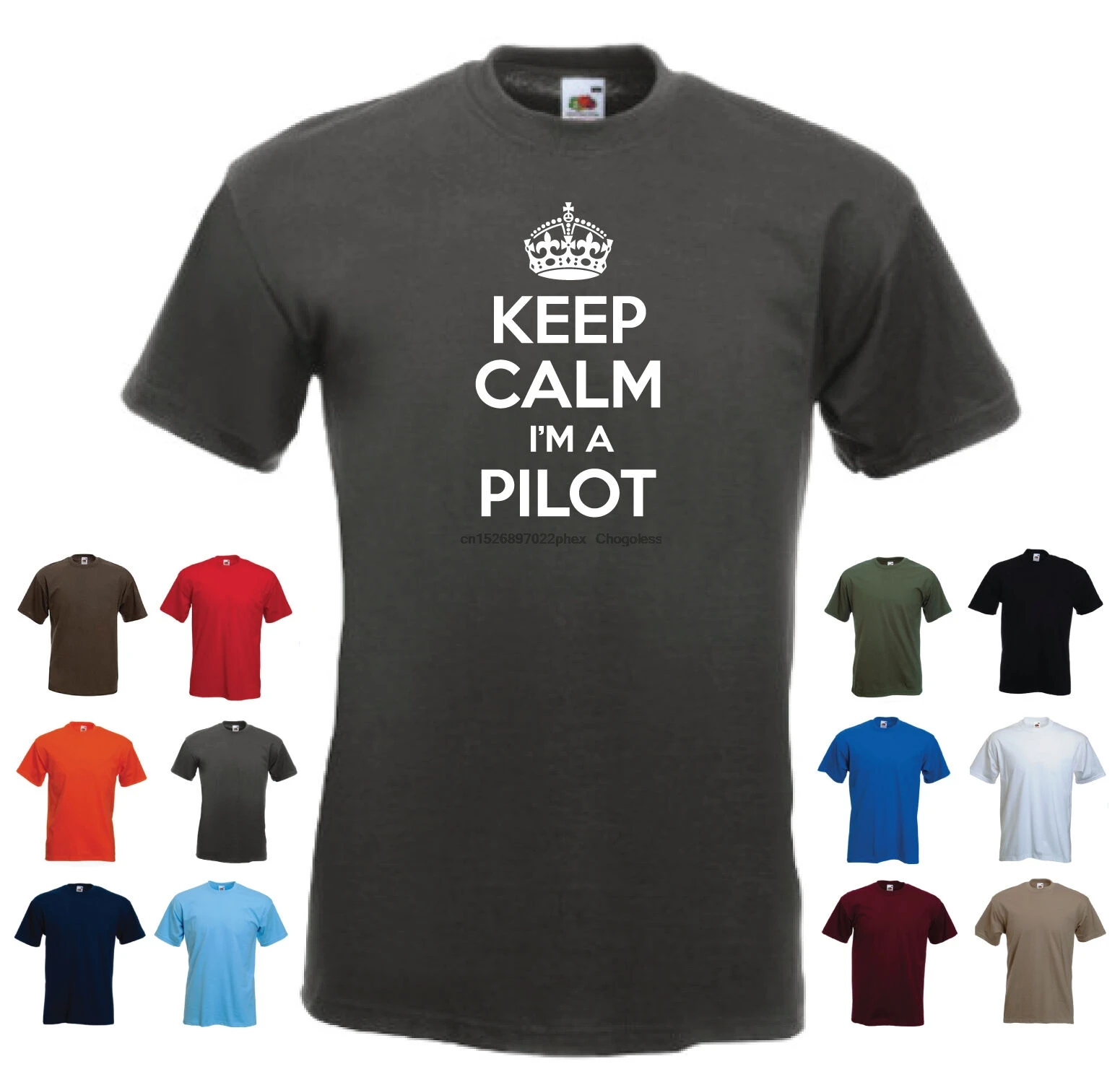 Футболка с надписью Keep Calm I'm a Pilot' летающий самолет забавный подарок на день