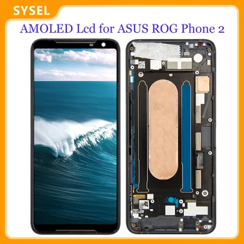 

AMOLED Lcd for ASUS ROG Phone 2 Phone2 PhoneⅡ ZS660KL 6.59 "LCD + Touch Panel Digitizer Assembly Repair