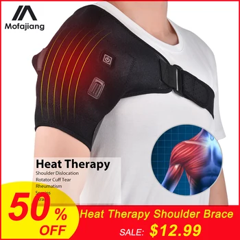 

Electric Heat Therapy Shoulder Brace Orthopedic Care Belt Pain Relief Back Support Dislocated Rehabilitation Sport Tendinitis