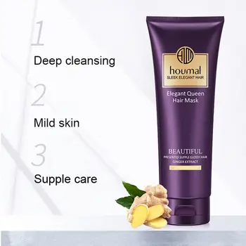

Ginger Silky Smooth Hair Mask Conditioner Moisturizing Hair Care Film Mild Skin