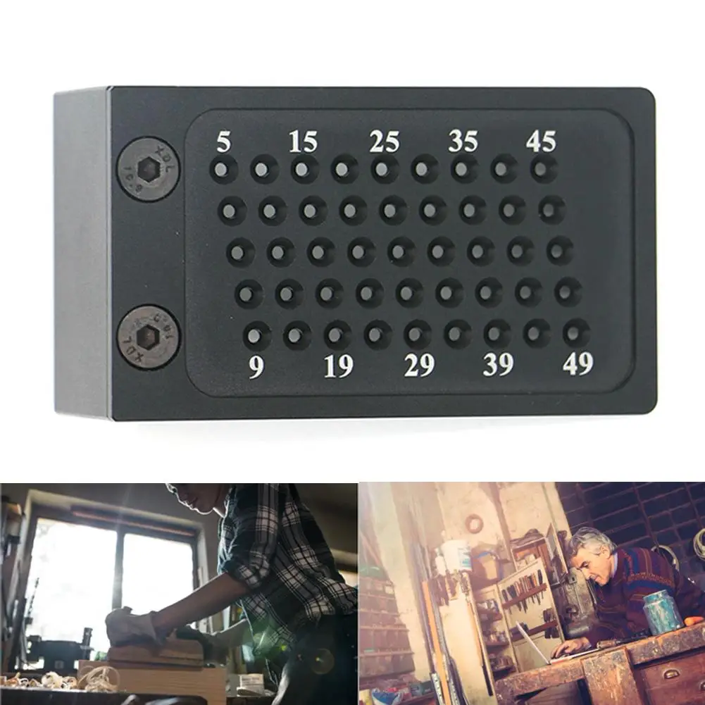

High Quality Measuring Ruler Scriber T-Type Hole Scribing Gauge Aluminum Alloy Crossed Feet Woodworking Tool