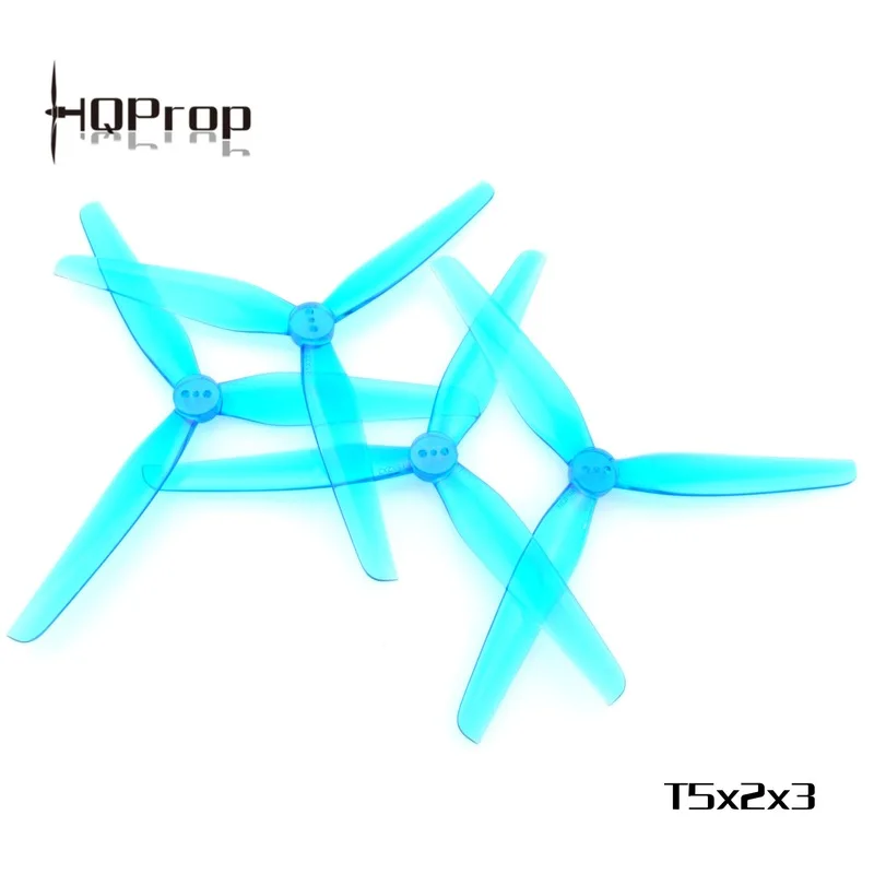 Прочный пропеллер HQ HQProp T5X2X3 5020 поликарбонат 4 дюйма 3 лопасти для бесщеточного
