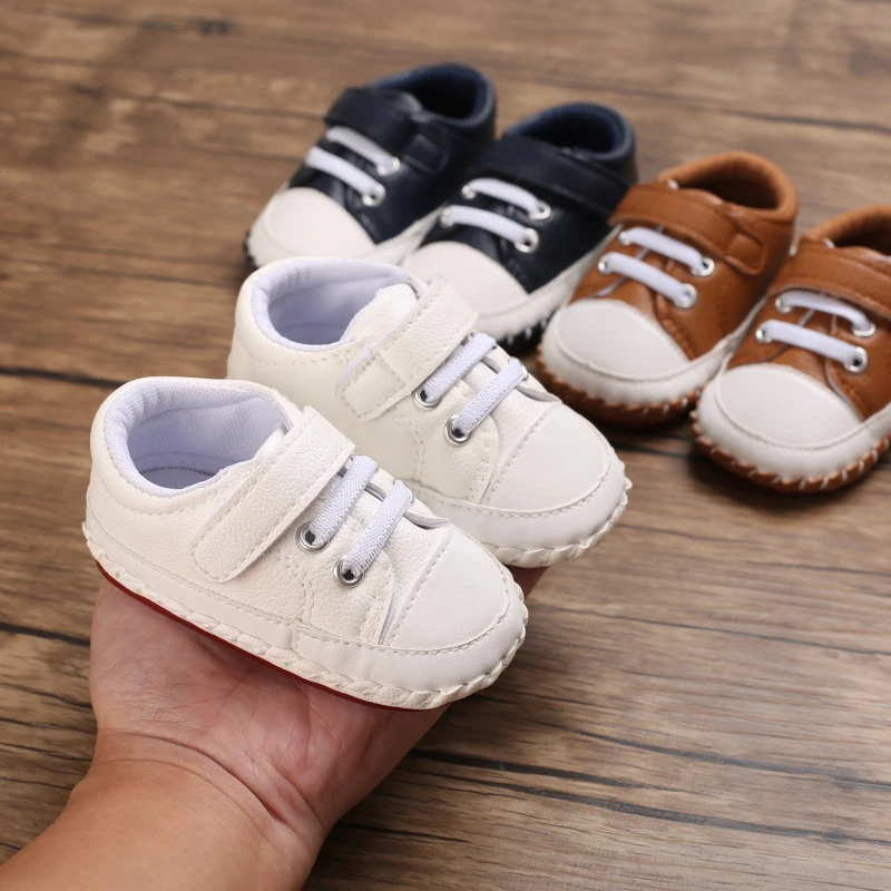 Bebé niña mocasines zapatos de cuero de la PU en primer lugar los caminantes suave antideslizante zapatillas para recién nacidos deporte cuna bebé calzado de niños, calzado|Primeros pasos| - AliExpress