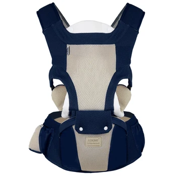 

AINOMI Baby Carriers Backpack Portable Baby Sling Wrap Cotton Manduca Infant Newborn Kangaroo Bag Hipseat