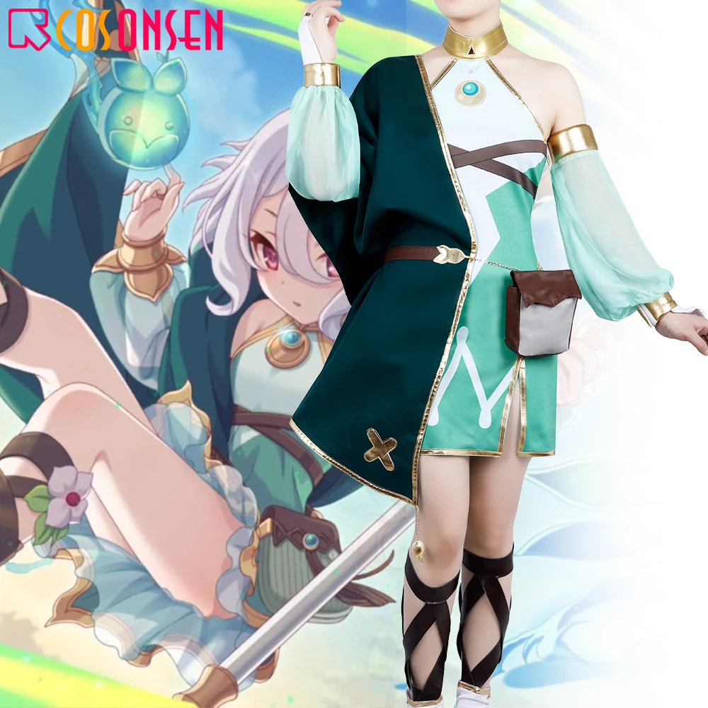 

Anime Princess Connect Re:Dive Natsume Kokkoro Cosplay Costume Women Dress With Bag Wig Boots COSPLAYONSEN Custom Made
