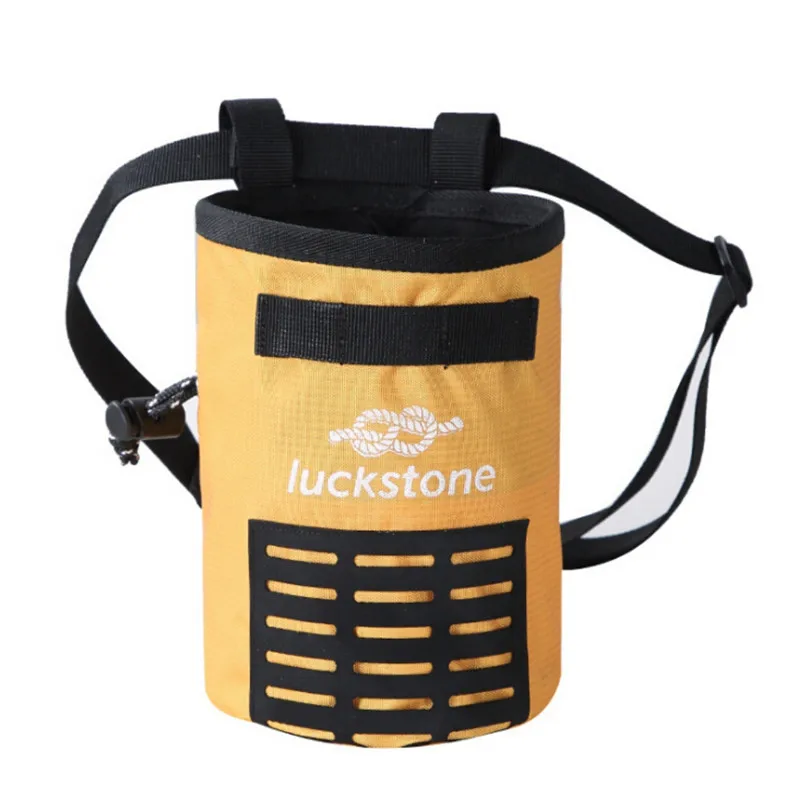 New Climbing Bag Waterproof Quick Release Adjustable For Weight Lifting Boulder Bag Outdoor Climbing Equipments - Цвет: Желтый цвет