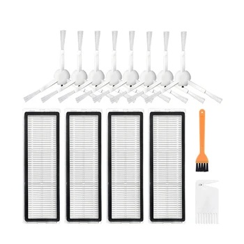 

Top Sale 14 Pcs Replacement Parts Kit For Xiaomi Mijia 1C Robot Accessories Side Brush Hepa Filter Brush