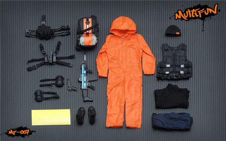 MF007 1/6 шкала Мужская фигурка аксессуар Одежда для одежды, модель агента зоны с оружием для 12 дюймов фигурка