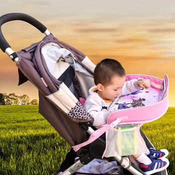 

Multi-Function Auto Safety Seat Plate Car Painting Table Baby Children Stroller Eating Table