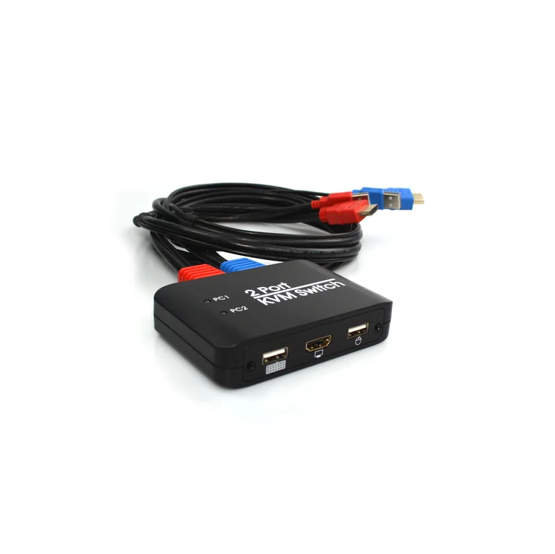 

HDMI Switcher Two into a hdmi kvm Switcher 2 Mouth USB Mouse Keyboard Share Device Support USB
