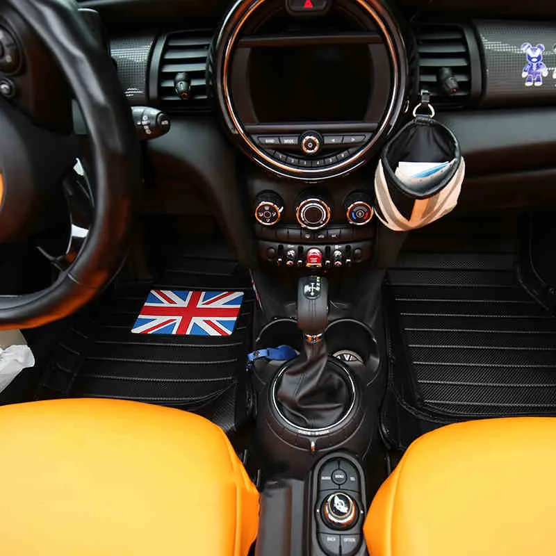 Автомобильный коврик с педалью для MINI Cooper S One d JCW clubman R55 R56 R60 F55 F56 F60 Автомобильный коврик против грязи для левой кабины