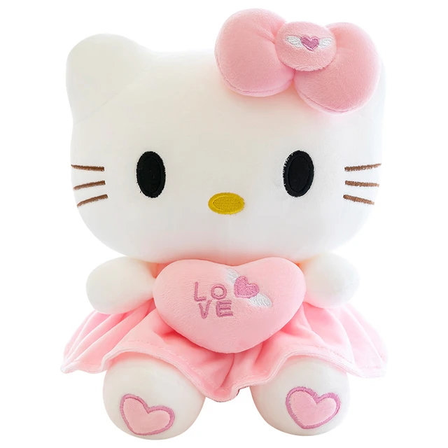 Sanrio Cute 23~55cm Hello Kitty Plush Toys Movie Kt Cat Dolls Soft Stuffed Hello  Kitty Christmas Gifts For Kids Animals Toys - Stuffed & Plush Animals -  AliExpress