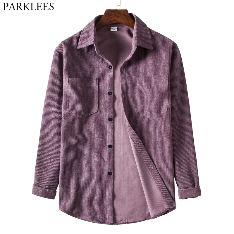 Mens Western Corduroy Shirt Long Sleeve Casual Button Down Jackets Shirts Men Long Sleeve Ribbed Fall Top Blouse Chemise Purple Casual Shirts Aliexpress Mens Western Corduroy Shirt Long Sleeve Casual Button Down Jackets Shirts Men Long Sleeve Ribbed Fall Top Blouse Chemise Purple Casual Shirts Aliexpress