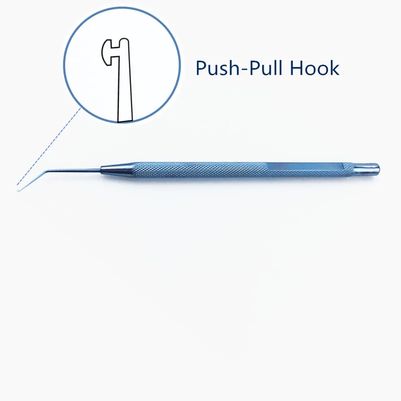 

Ophthalmic Hooks Manipulator Push-pull Hooks Angle Shaft Kuglen Iris Hook Lens Eye Pet Instrument