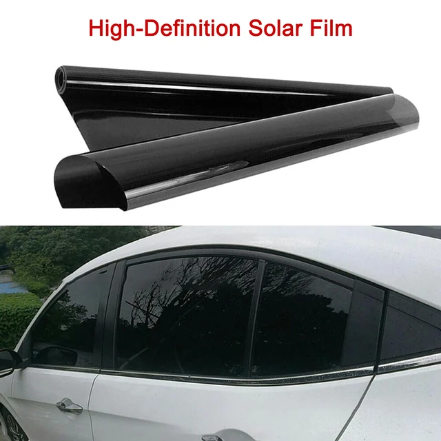 150*20CM Auto Fenster Sonnenblende Streifen Farbton Film Frontscheibe UV  Schatten DIY Aufkleber Banner Auto Außen aufkleber - AliExpress