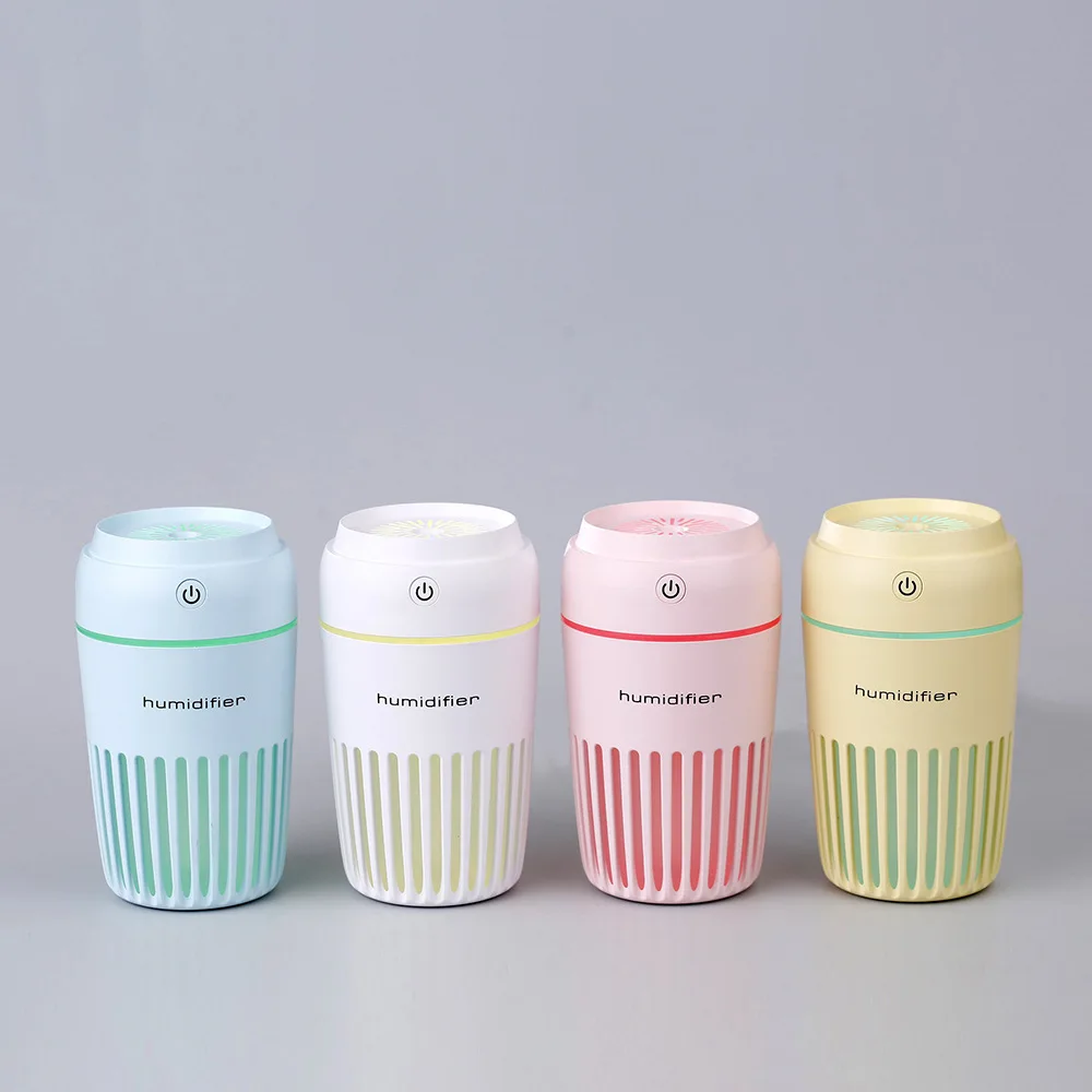 

2018 New Style Time Cup Humidifier USB Desktop Creative Home Gift Colorful Night Light Air Purification Water